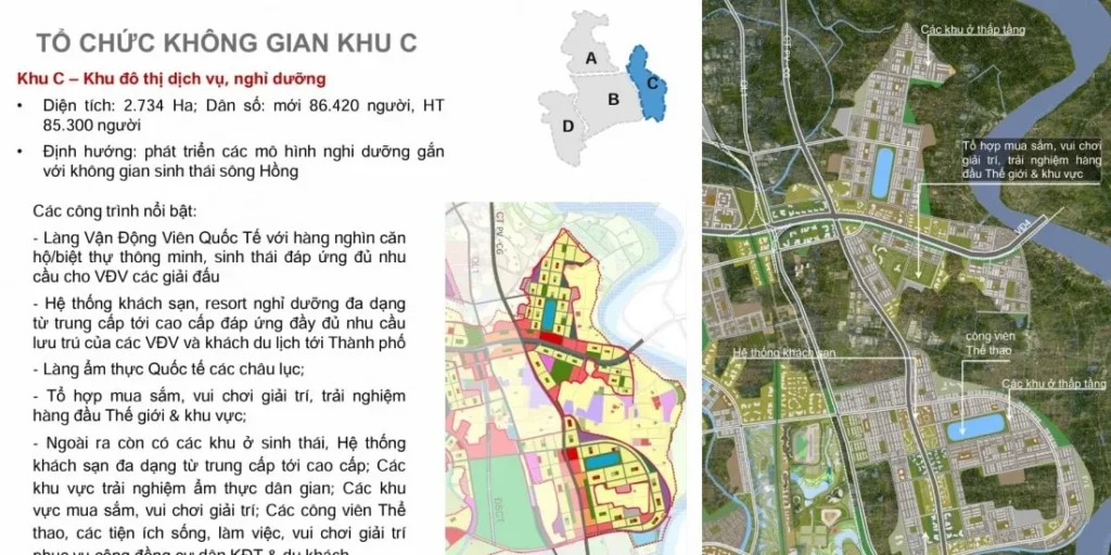 Mặt bằng phân khu C Vinhomes Olympic